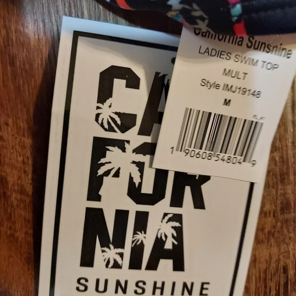 California sunshine one swim NWT paisley